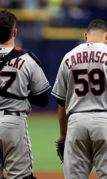Indians pitcher Carrasco cheered in return from leukemia